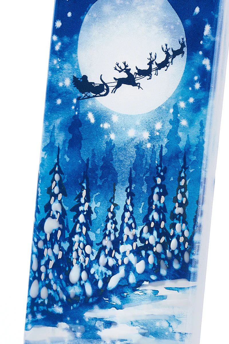 Flatyz Candle: Santa's Flying Sleigh & Reindeer