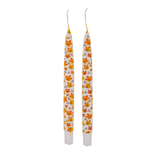 Flatyz Tapers (Set of 2): Fall Leaves