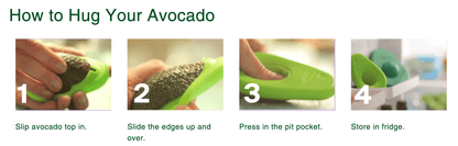Food Huggers Avocado Huggers (Set of 2)