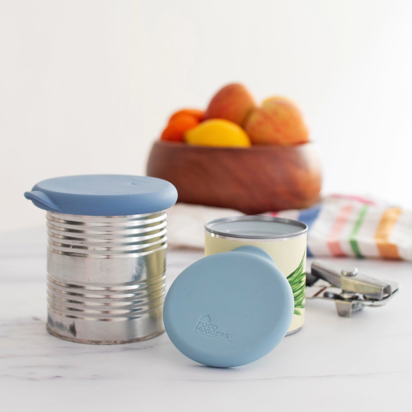 Food Huggers Can Huggers (Set of 2): Cool Blue