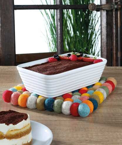 Frieling Wool Trivet: Square, Lana Colore