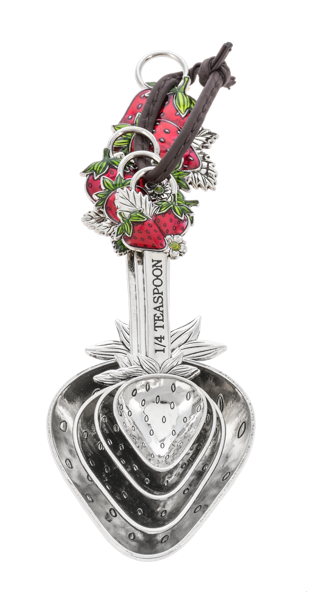 Ganz Measuring Spoons (Set of 4): Strawberries