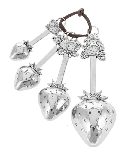 Ganz Measuring Spoons (Set of 4): Strawberries