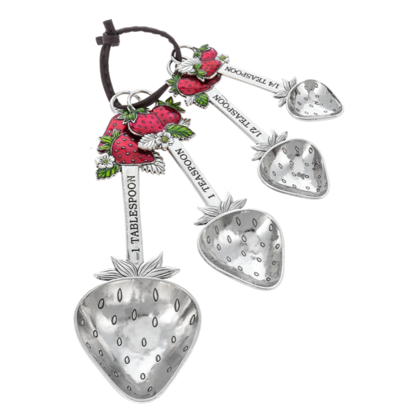 Ganz Measuring Spoons (Set of 4): Strawberries