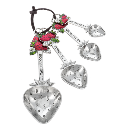 Ganz Measuring Spoons (Set of 4): Strawberries
