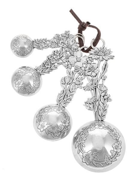 Ganz Measuring Spoons (Set of 4): Wildflower