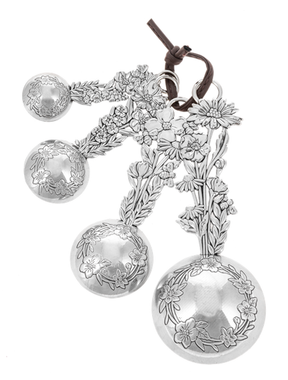 Ganz Measuring Spoons (Set of 4): Wildflower