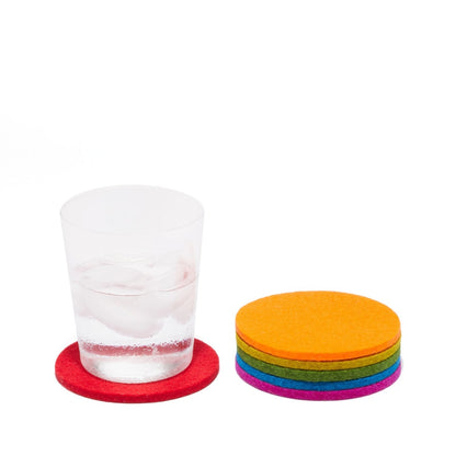 Graf Lantz Coasters (Set of 6): Round, Rainbow