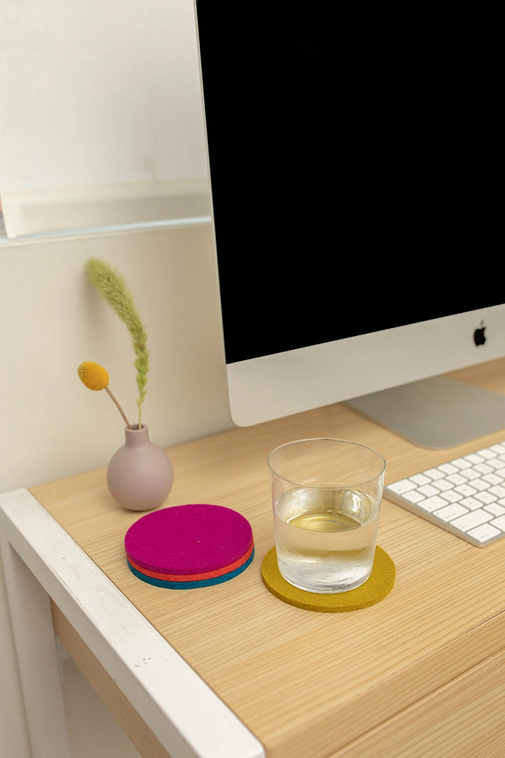 Graf Lantz Coasters (Set of 6): Round, Rainbow