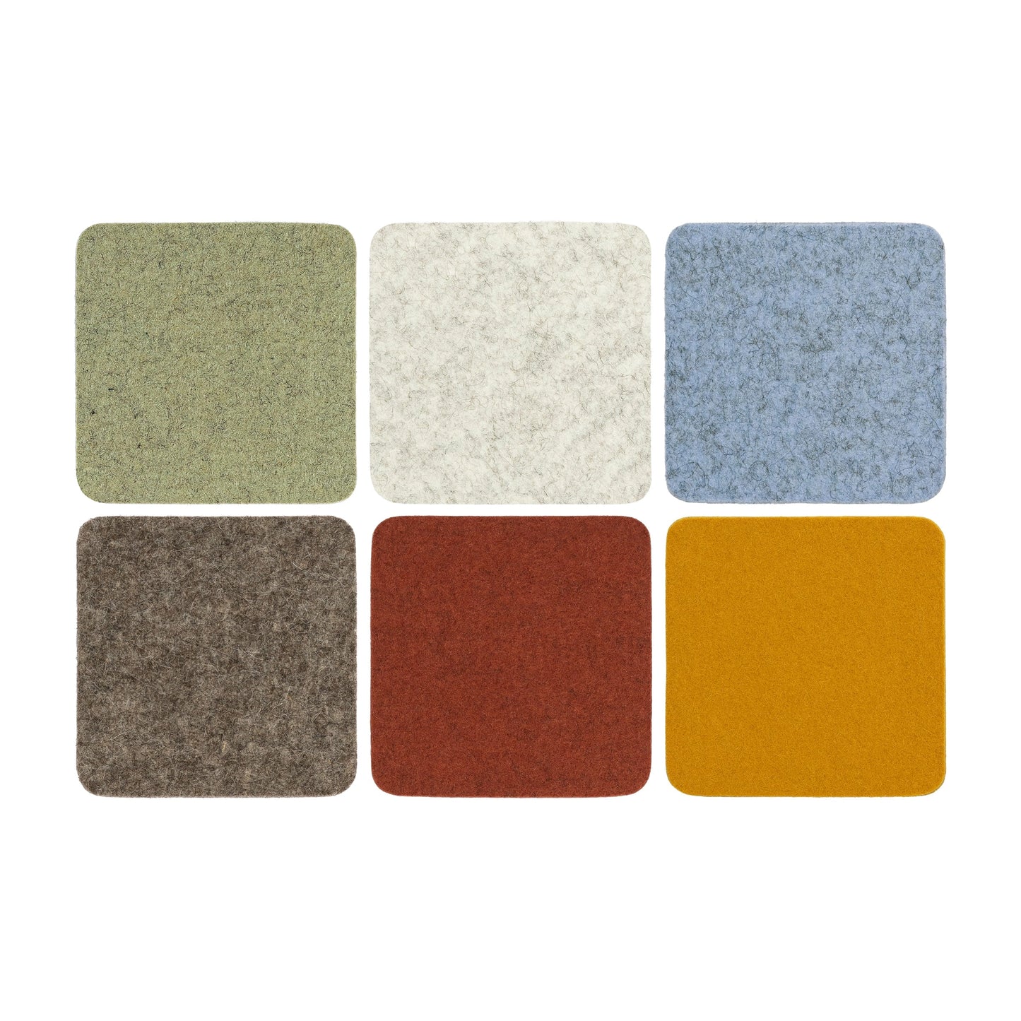 Graf Lantz Coasters (Set of 6): Square, Desert Sun