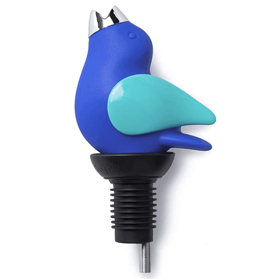 ChirpyTop Wine Pourer: Blue