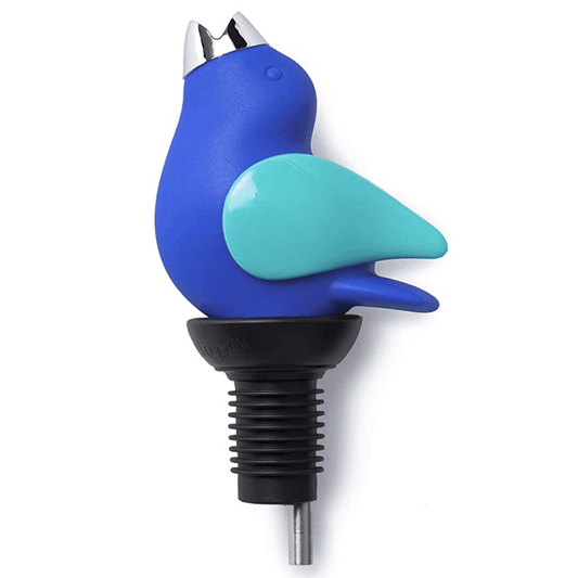 ChirpyTop Wine Pourer: Blue