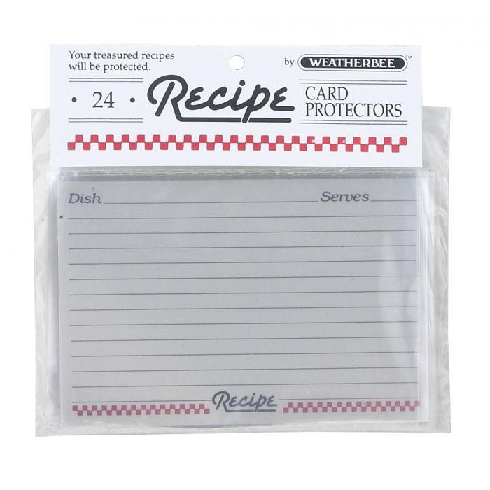 Weatherbee Recipe Card Protectors