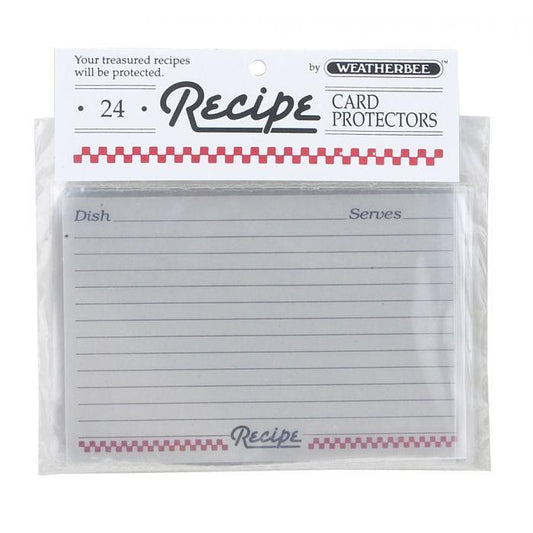 Weatherbee Recipe Card Protectors