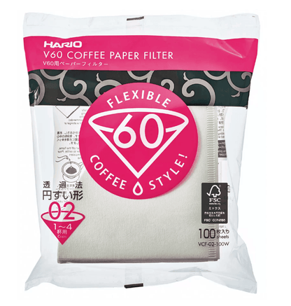 Hario V60 Paper Filters 02: Pack of 100