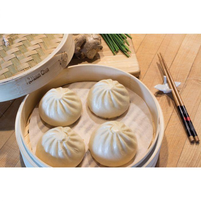 Helen's Asian Kitchen Bamboo Steamer Set: 10"
