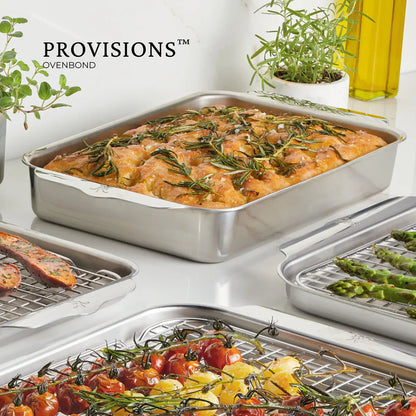 Hestan OvenBond Baking Pan: Rectangular, 7" x 10"