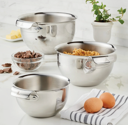 Hestan Provisions Stainless Steel Mixing Bowl Set: 3 Piece