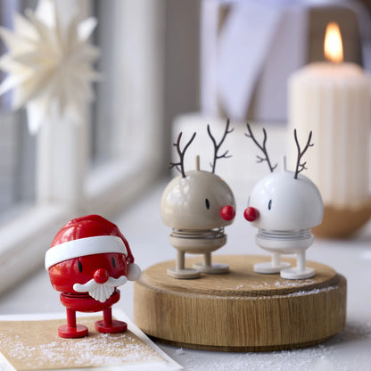 Hoptimist Bumble: Small, Reindeer (White)