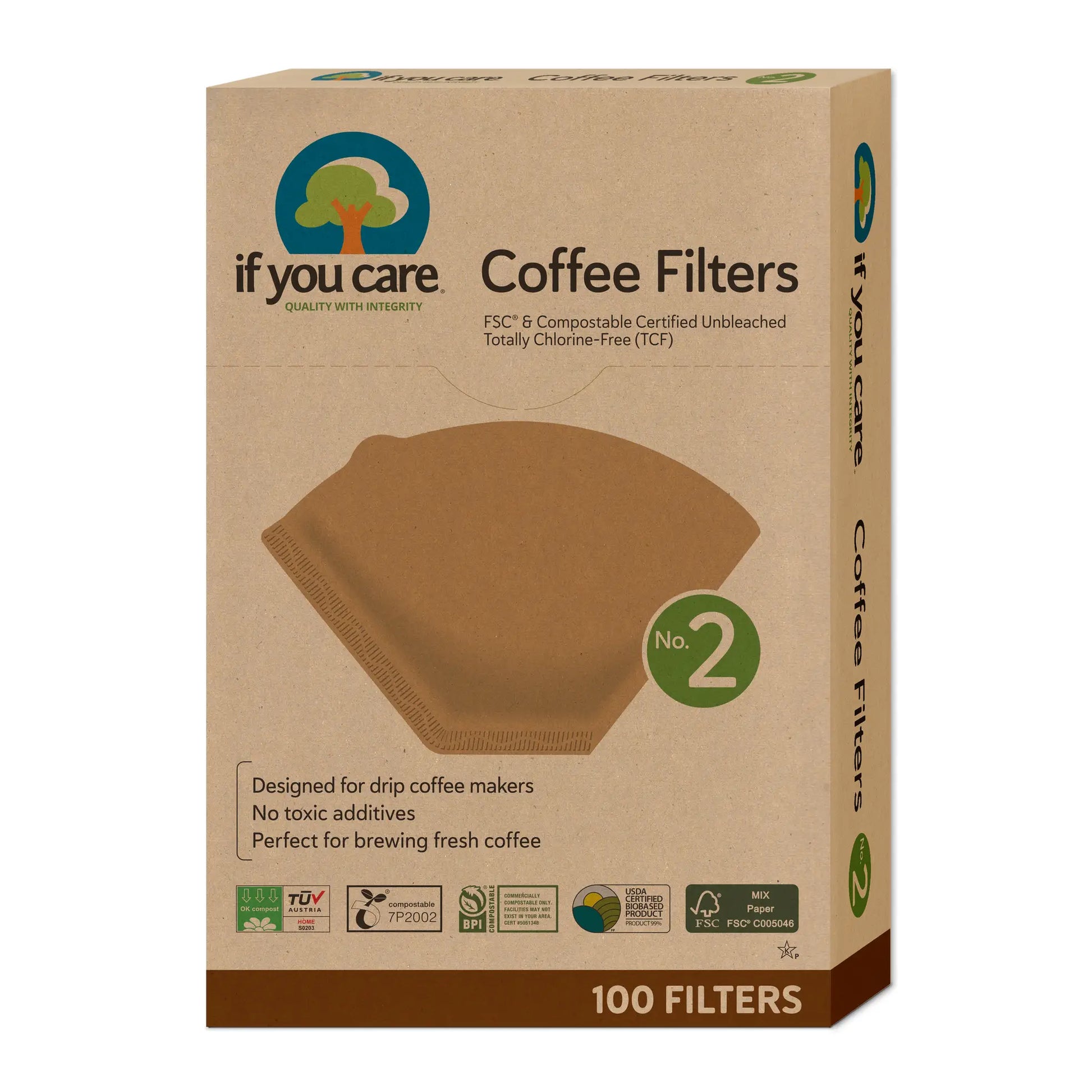If You Care Coffee Filters (#2): 100 count