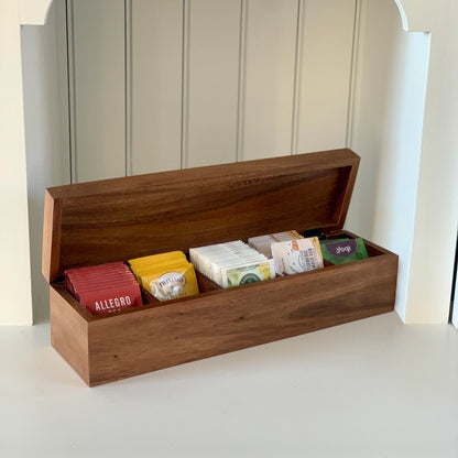 Ironwood Tea Storage Box: 5-Cell