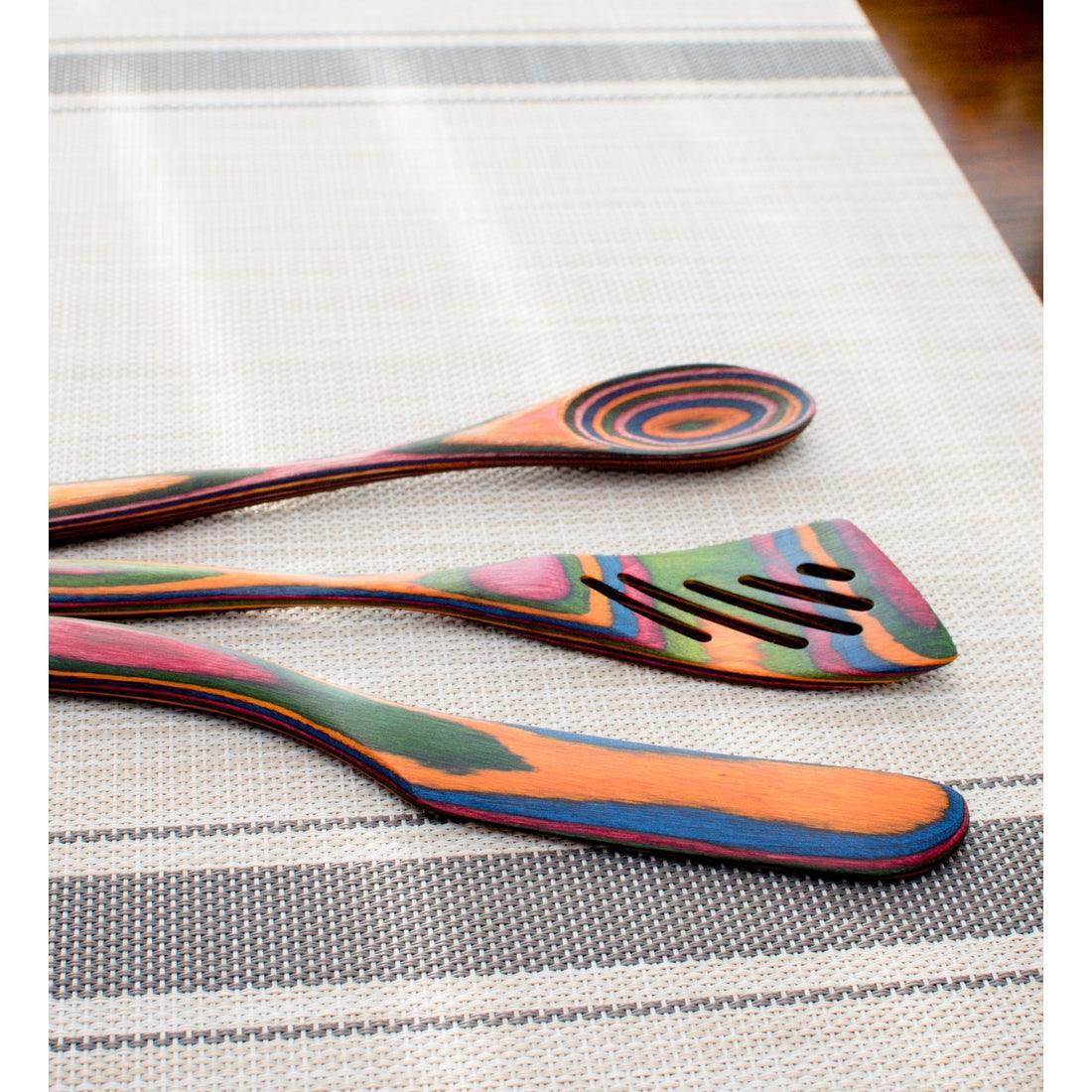 Island Bamboo Mini Utensils: Rainbow
