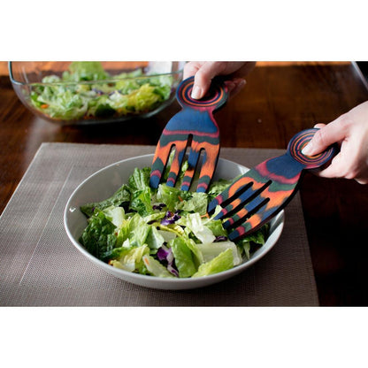 Island Bamboo Salad Hands: Rainbow