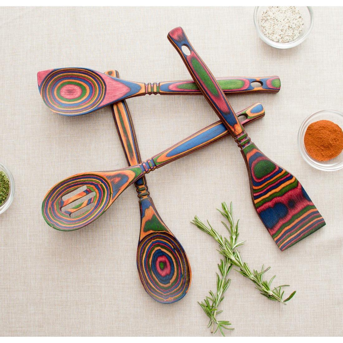 Island Bamboo Utensils: 12", Rainbow