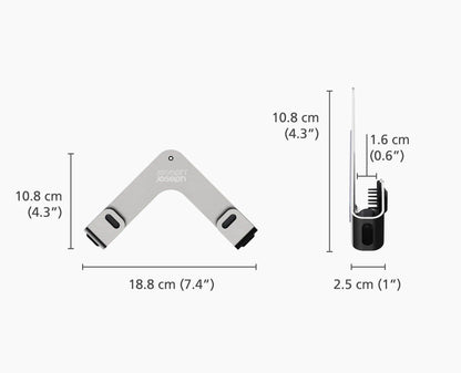 Joseph Joseph Space Pack of 2 Stainless-steel Pot Lid Holders