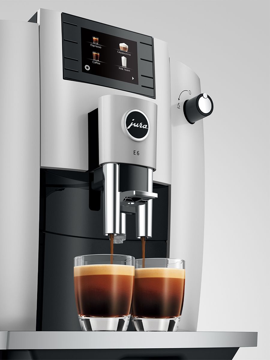 Jura Automatic Coffee Machine: E6, Platinum