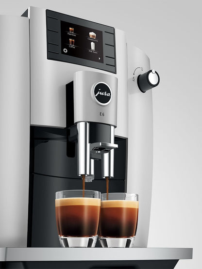 Jura Automatic Coffee Machine: E6, Platinum