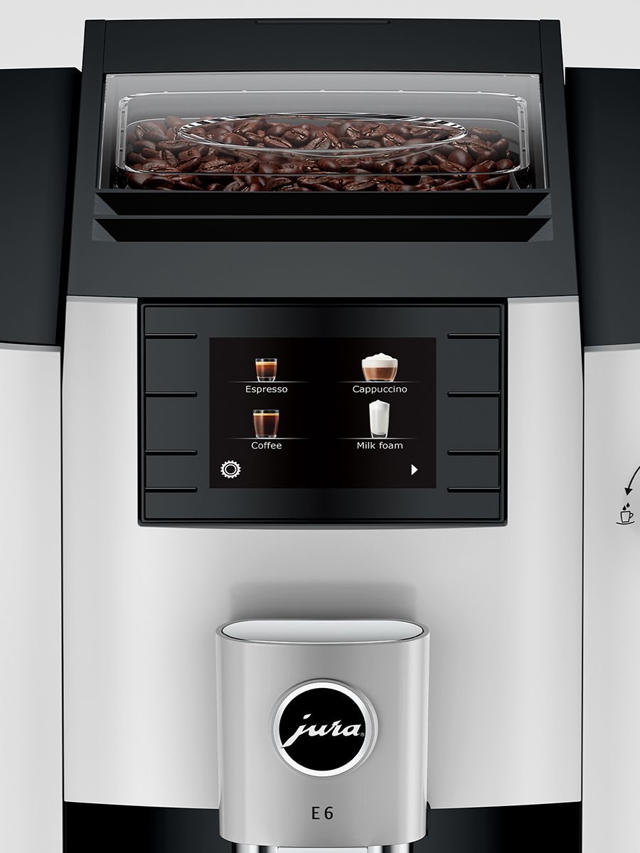 Jura Automatic Coffee Machine: E6, Platinum