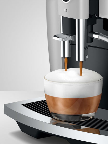Jura Automatic Coffee Machine: E6, Platinum