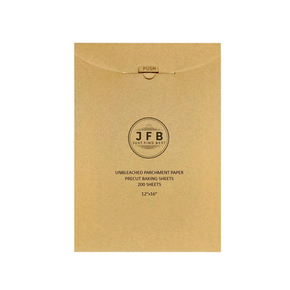 Just.Find.Best Pre-Cut Parchment Paper: 12" x 16"