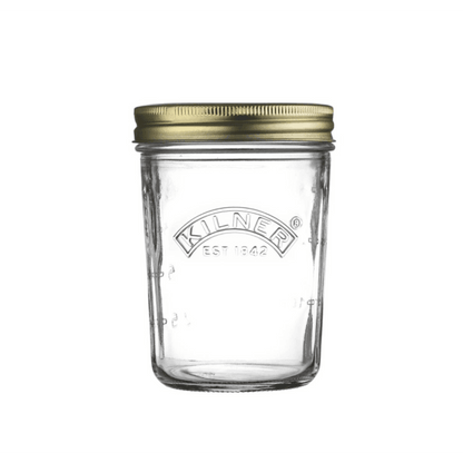 Kilner Wide Mouth Canning Jars (Set of 6): 12 oz.
