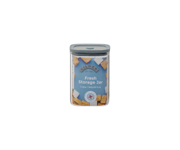 Kilner Fresh Storage Square Jar: 1 Liter