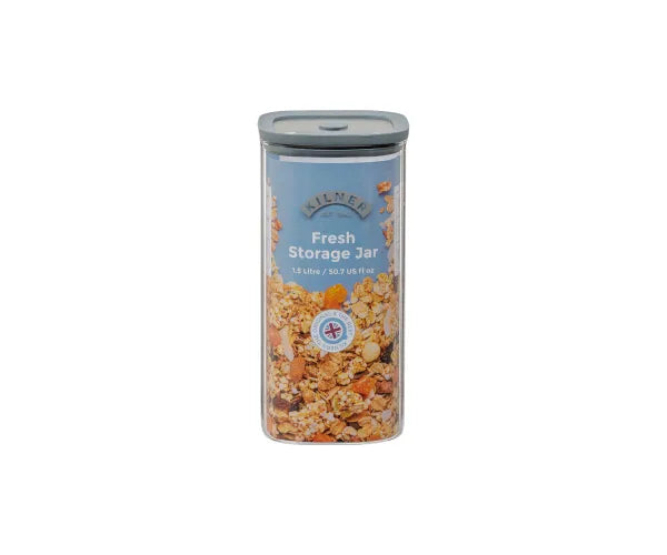 Kilner Fresh Storage Square Jar: 1.5 Liter