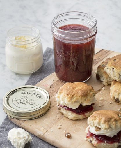 Kilner Wide Mouth Canning Jars (Set of 6): 12 oz.