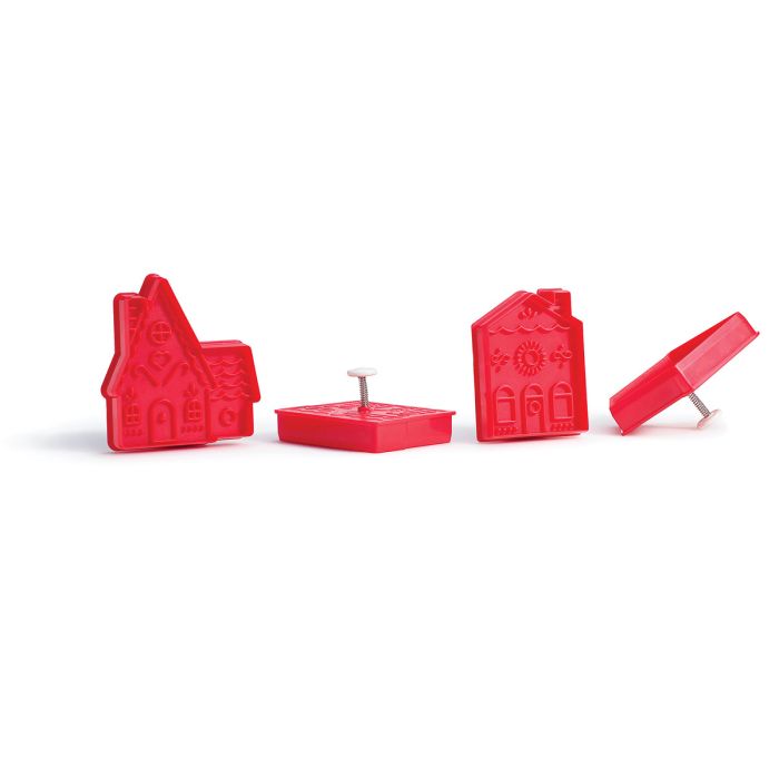 King Arthur Flour Holiday Village Cookie Cutters (Set of 4)