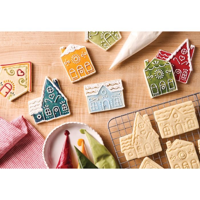 King Arthur Flour Holiday Village Cookie Cutters (Set of 4)