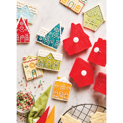 King Arthur Flour Holiday Village Cookie Cutters (Set of 4)