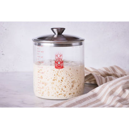 King Arthur Glass Sourdough Crock
