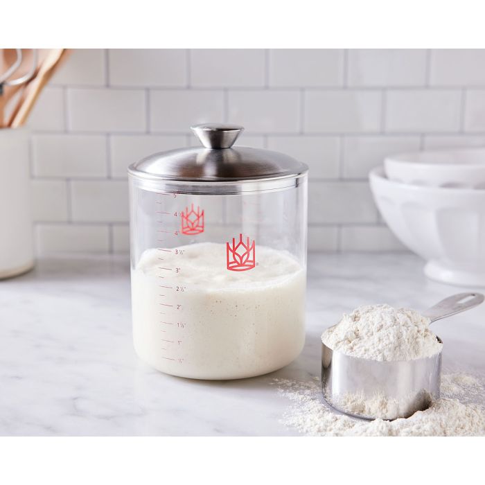 King Arthur Glass Sourdough Crock