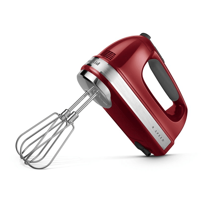 KitchenAid Hand Mixer: 9 Speed, Empire Red