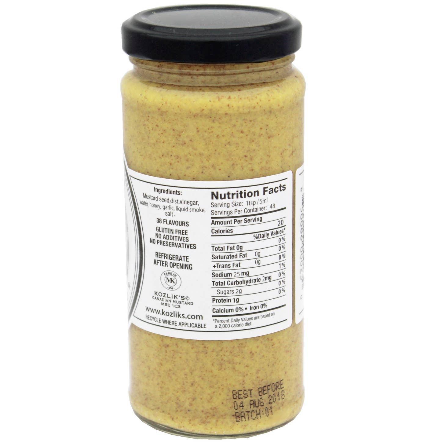 Kozlik's Canadian Mustard - Sweet and Smokey