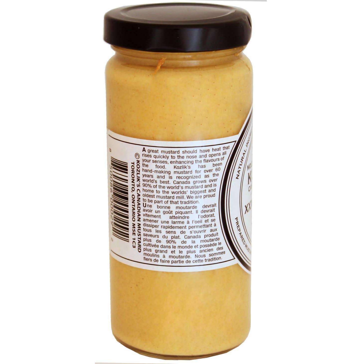Kozlik's Canadian Mustard - XXX Hot Mustard
