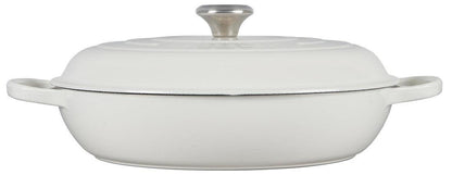 Le Creuset Braiser: 5QT, White
