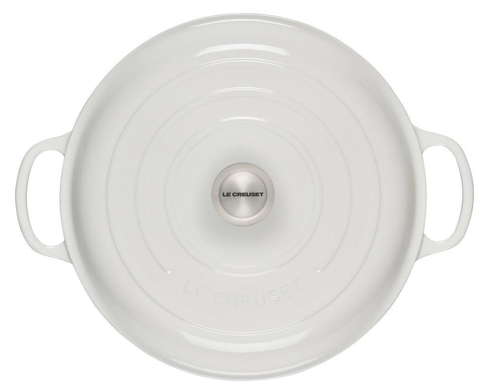 Le Creuset Braiser: 5QT, White