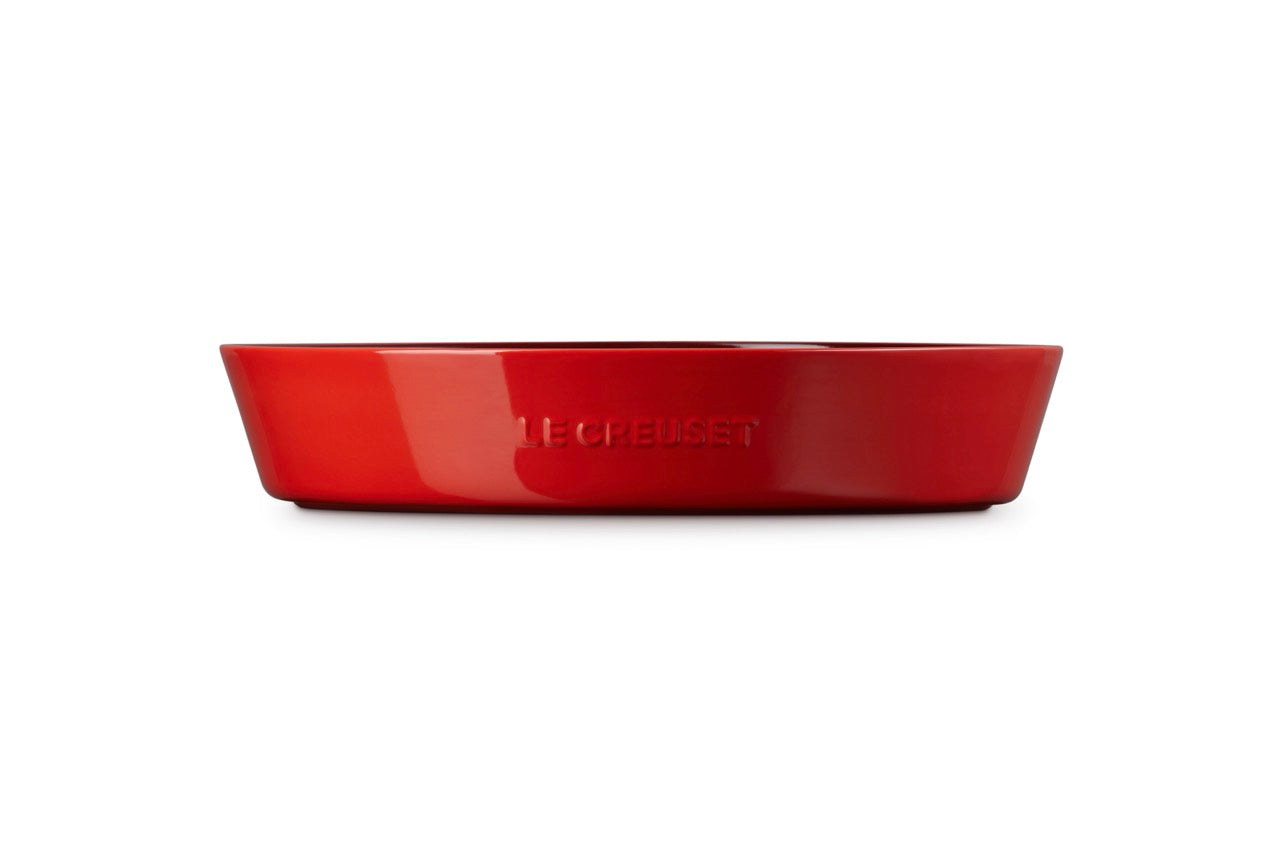 Le Creuset Chip and Dip Platter: Cerise