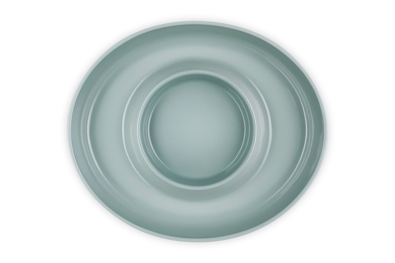 Le Creuset Chip and Dip Platter: Sea Salt